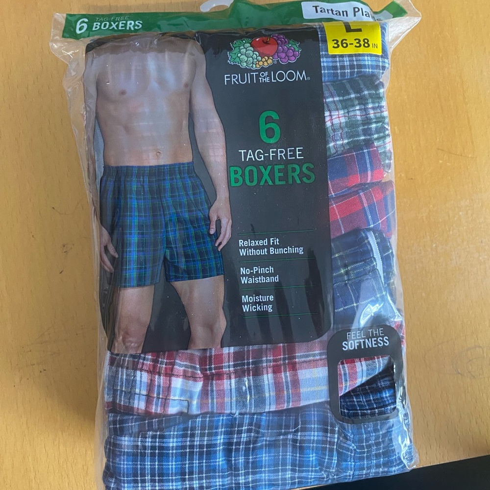 Men’s Fruit of the Loom Boxers LG